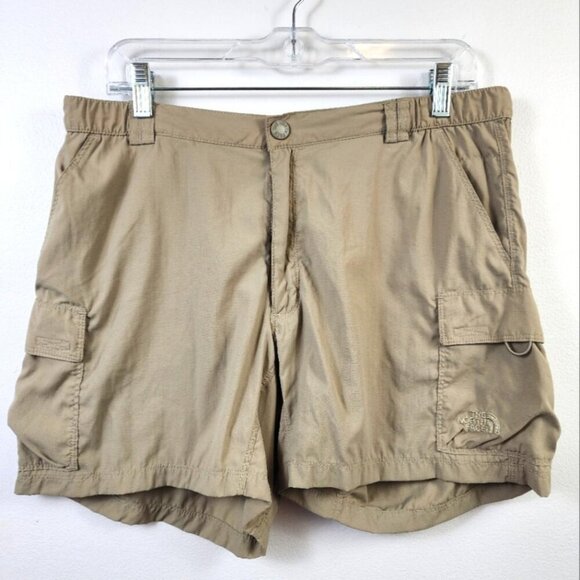 The North Face Women's Kahki Cargo Shorts 5 Pockets, size 12 - Picture 1 of 8